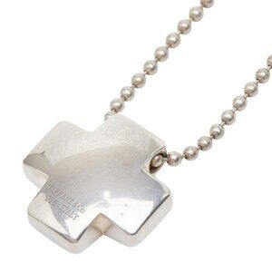 Tiffany & Co. Roman Cross Silver Necklace